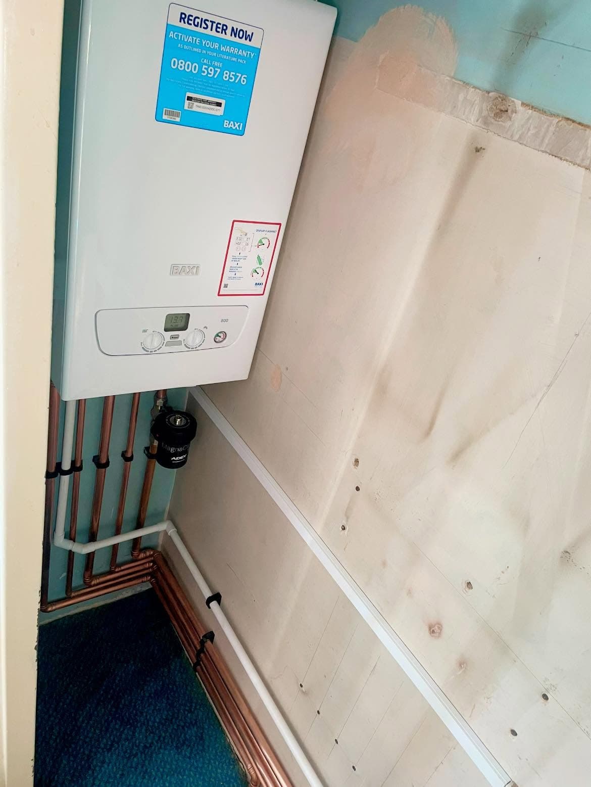 Professional boiler installation by CT Gas Ltd